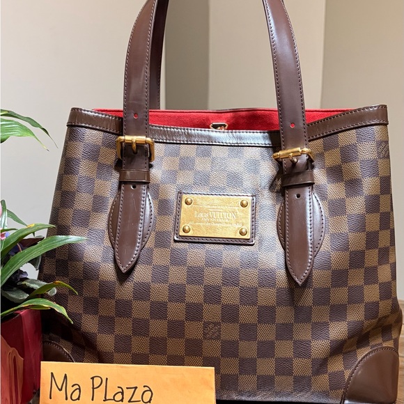 Louis Vuitton Hampstead Dark Brown Checkered Tote - Picture 2 of 16